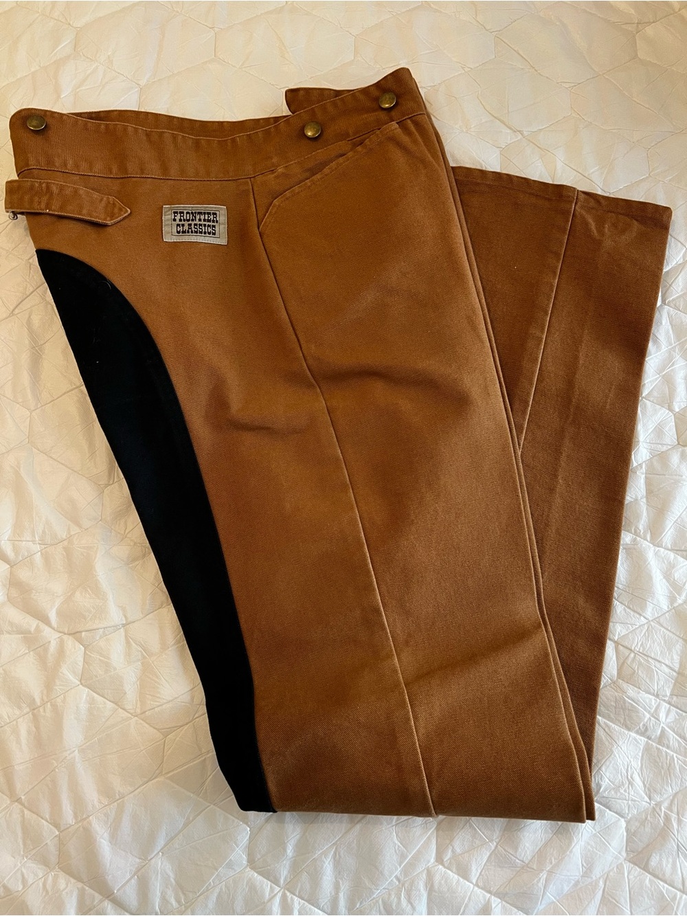 Frontier Classics Men’s Vintage Western Brown Riding Breeches 36